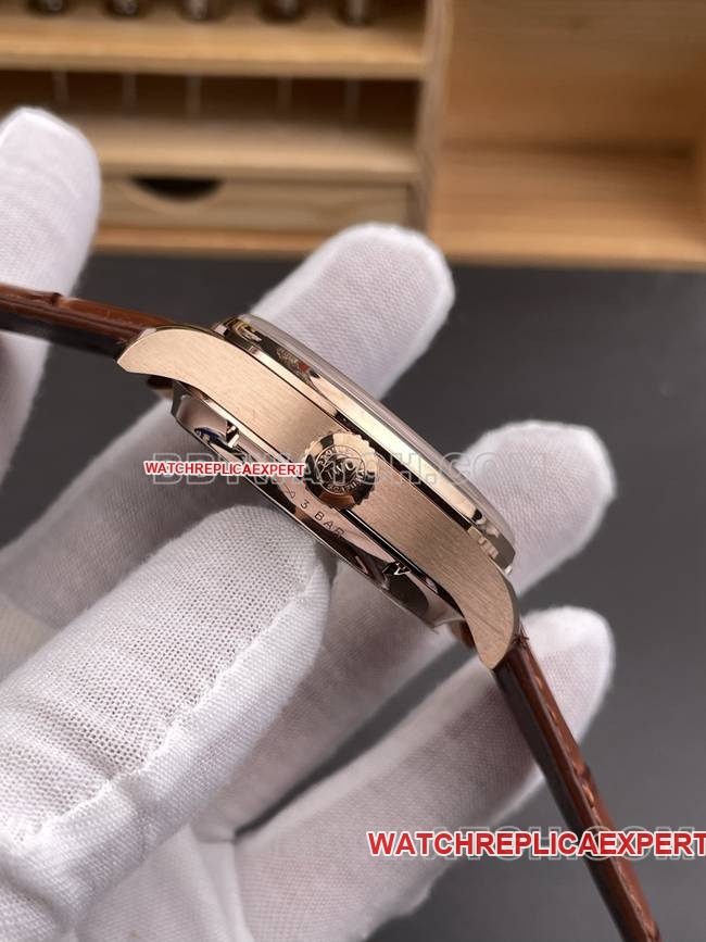collectible watch Portugal APS factory IWC perpetual calendar gray plate rose goldside live photo