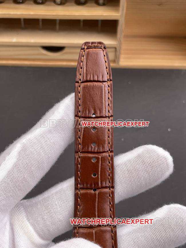 collectible watch Portugal APS factory IWC perpetual calendar gray plate rose goldbraceletlive photos