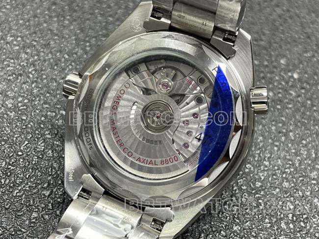 top-tier watch VS FactorySeamasterblue dial8800 mechanical 39.5mm caseback live photo