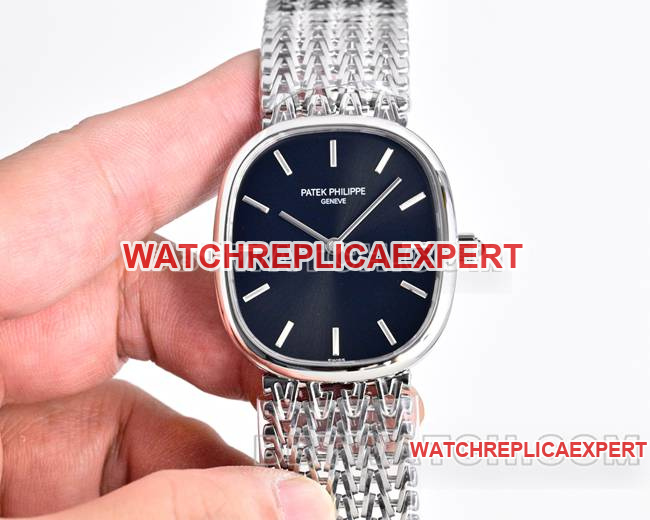 collectible watch Patek PhilippeGOLDEN ELLIPSEblack dial5738front live photo