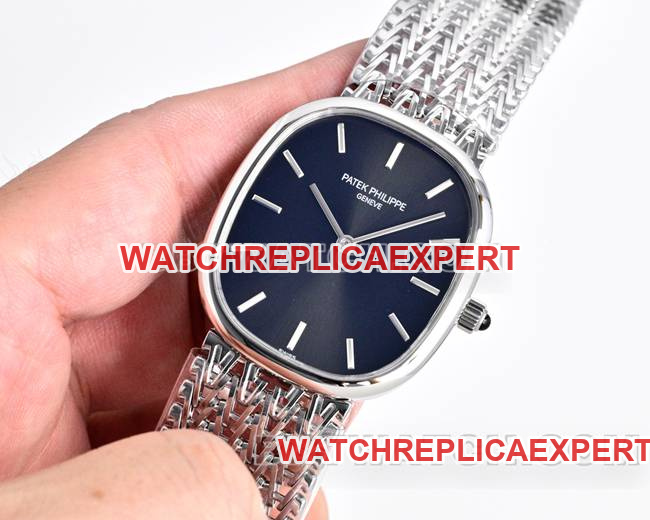 collectible watch Patek PhilippeGOLDEN ELLIPSEblack dial5738front live photo