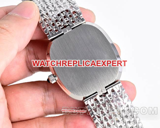 collectible watch Patek PhilippeGOLDEN ELLIPSEblack dial5738caseback live photo