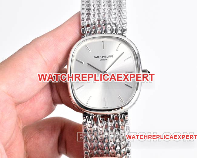 watch Patek PhilippeGOLDEN ELLIPSEsilver dial5738front live photo