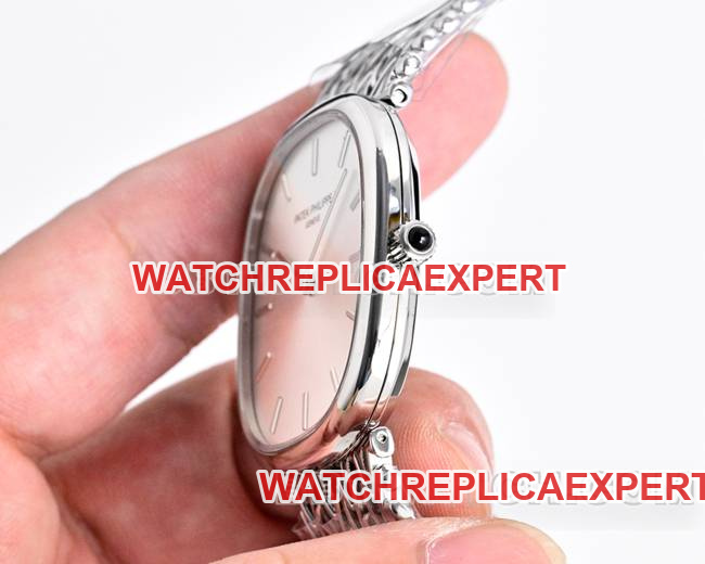 watch Patek PhilippeGOLDEN ELLIPSEsilver dial5738side live photo