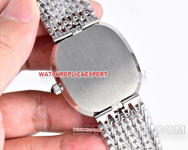 watch Patek PhilippeGOLDEN ELLIPSEsilver dial5738caseback live photo