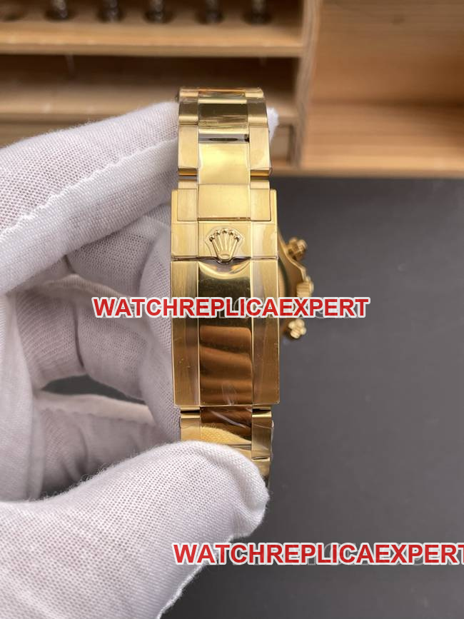collectible watch QF factory DaytonaRolex gold plate yellow gold4131braceletlive photos