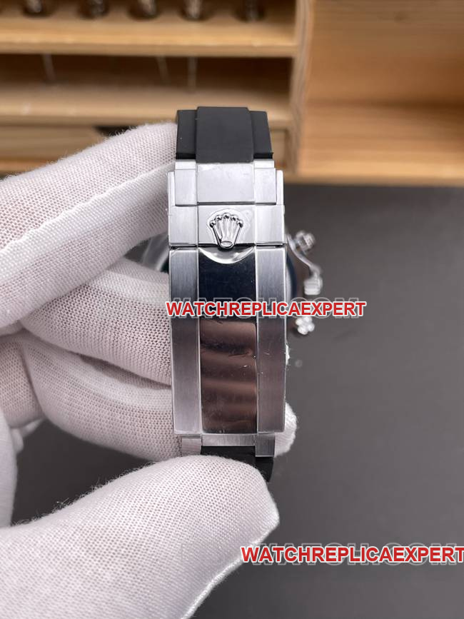 1:1replica watch QF factory DaytonaRolex silver gray plate 4131 mechanical braceletlive photos