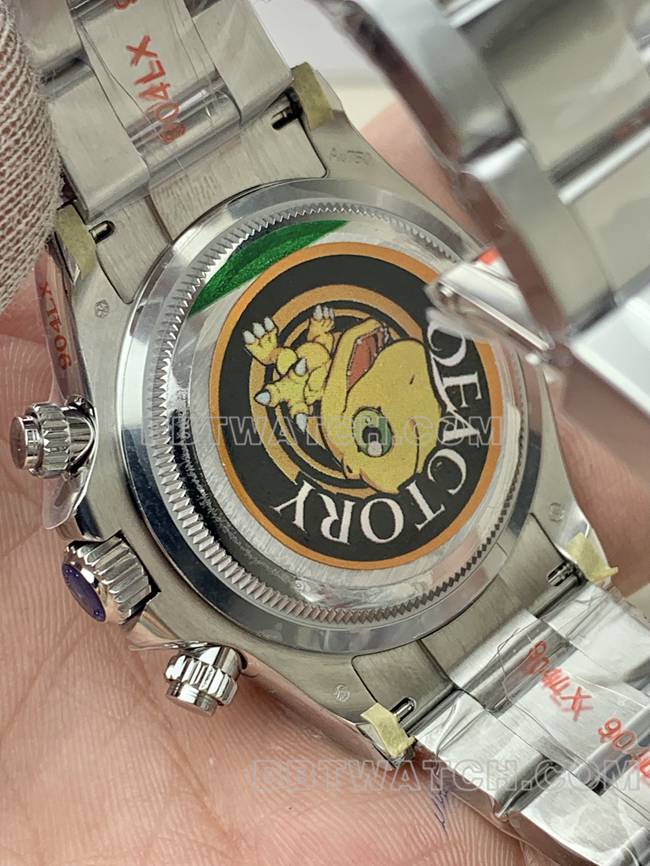 QF factory top-tier watch DaytonaRolexblue dial4131 mechanical caseback live photo