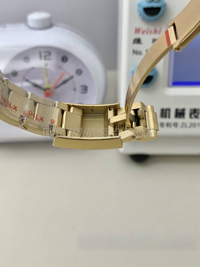 QF factory 1:1replica watch DaytonaRolexblack dialyellow gold4131 mechanical clasplive photos