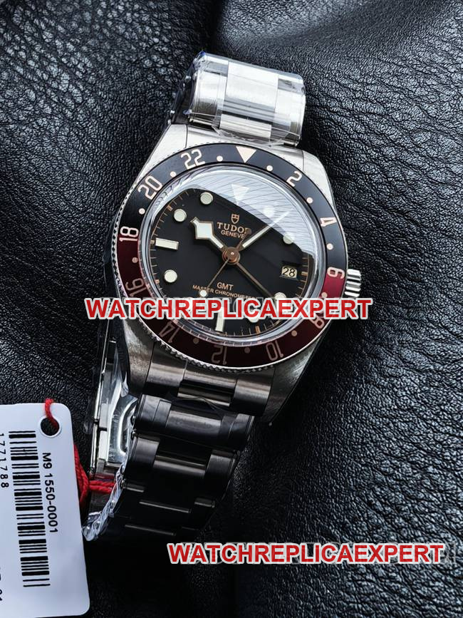 3CF factory top-tier watch Biwan Tudorblack dial black and red circle front live photo