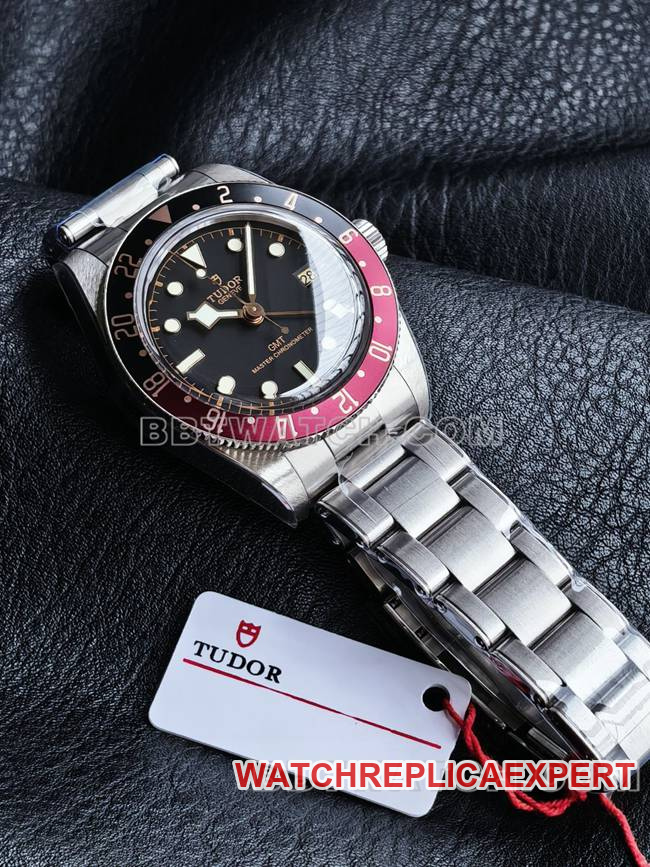 3CF factory top-tier watch Biwan Tudorblack dial black and red circle front live photo