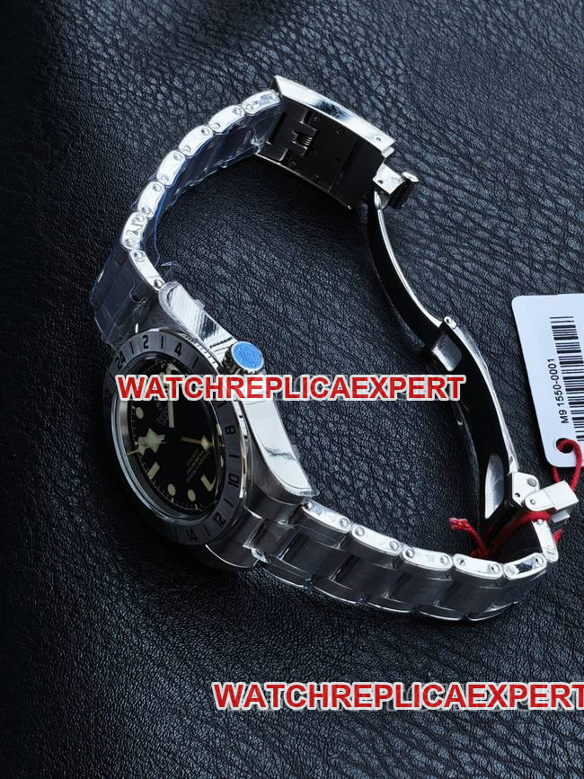 3CF factory 1:1replica watch Biwan Tudorblack dial steel braceletside live photo
