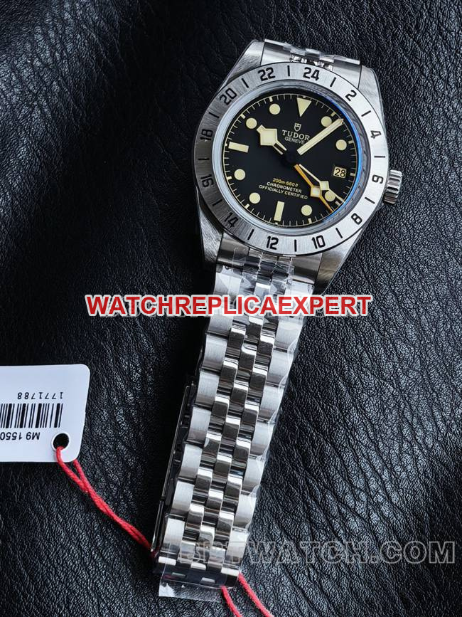 3CF factory watch Biwan Tudorblack dial steel braceletfront live photo