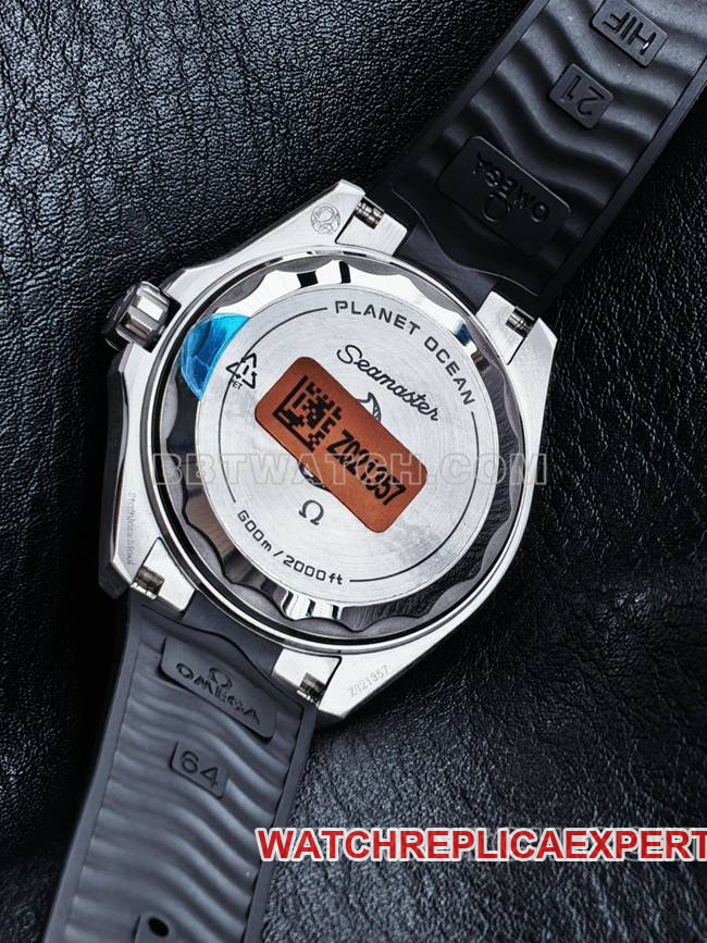 VS Factorytop-tier watch Seamaster 600m black dial black bezel rubber braceletcaseback live photo