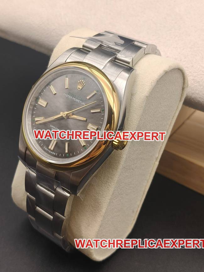 top-tier watch Oyster Perpetual slate gray plate 41mm 134303front live photo