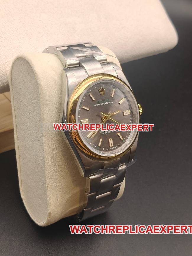 top-tier watch Oyster Perpetual slate gray plate 41mm 134303front live photo