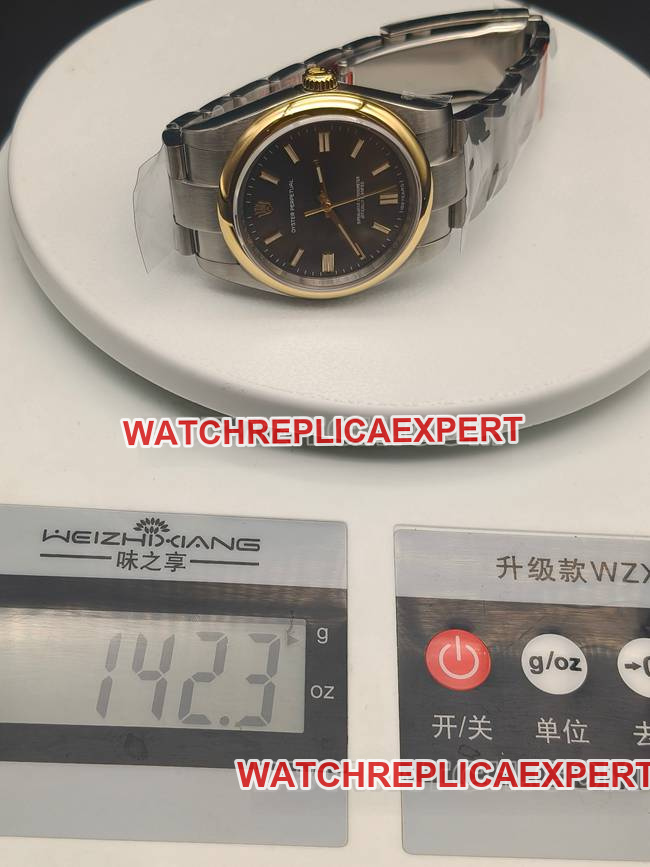 top-tier watch Oyster Perpetual slate gray plate 41mm 134303 weight live photos