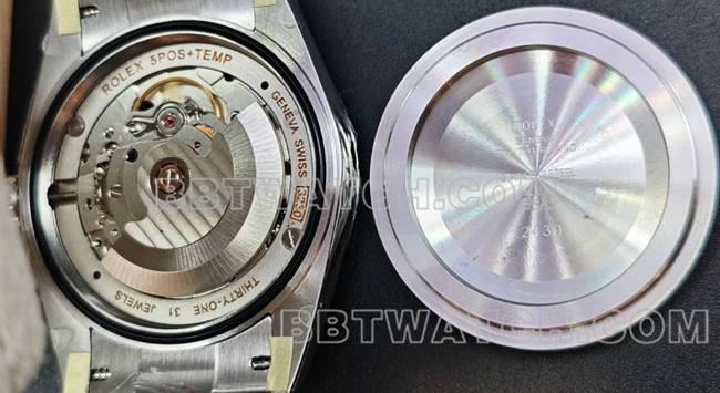 collectible watch oyster perpetual color dial 36mm 126000caseback live photo