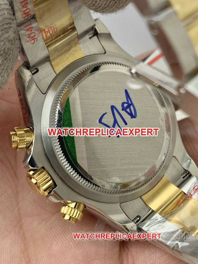 QF factory watch DaytonaRolexblack dial4131 mechanical gold braceletcaseback live photo