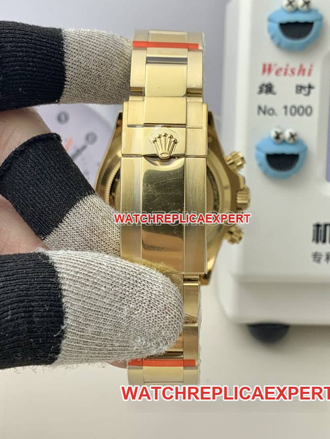 QF factory collectible watch RolexDaytonawhite dialyellow gold4131 mechanical braceletlive photos