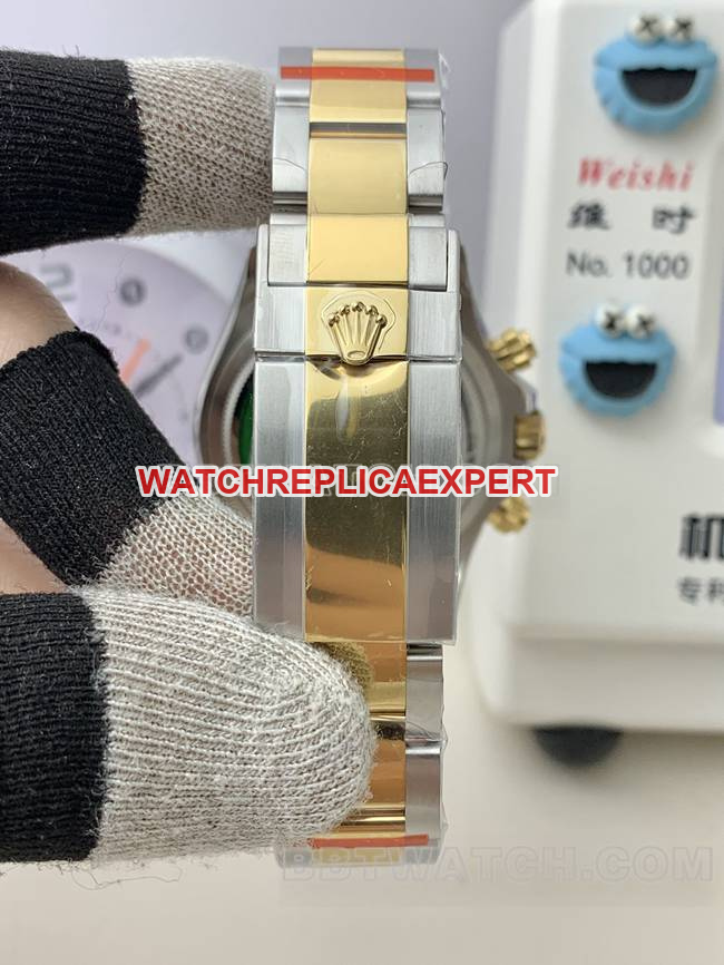 QF factory collectible watch Rolex Daytona gold plate 4131 mechanical room gold braceletbraceletlive photos