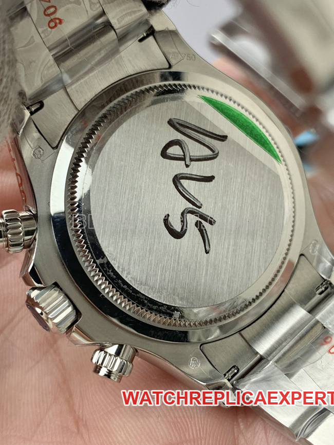 watch RolexQF factory Daytona gray plate 4131 mechanical caseback live photo