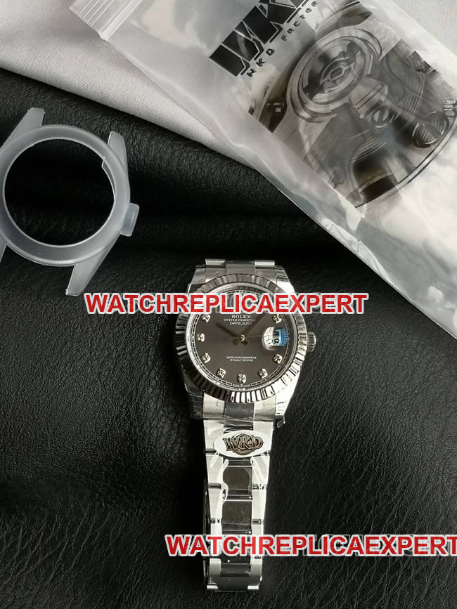 collectible watch WKD factory Datejust Rolex 41mm gray dial 126331 front actual photo