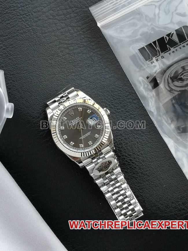 collectible watch WKD factory Datejust Rolex 41mm gray dial 126331 front actual photo