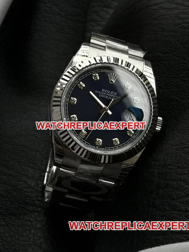 Watch WKD Factory Datejust Rolex 41mm Blue Dial 126331 Front Real Shot
