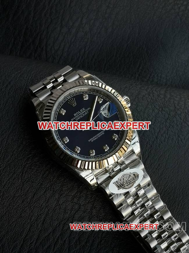 Watch WKD Factory Datejust Rolex 41mm Blue Dial 126331 Front Real Shot