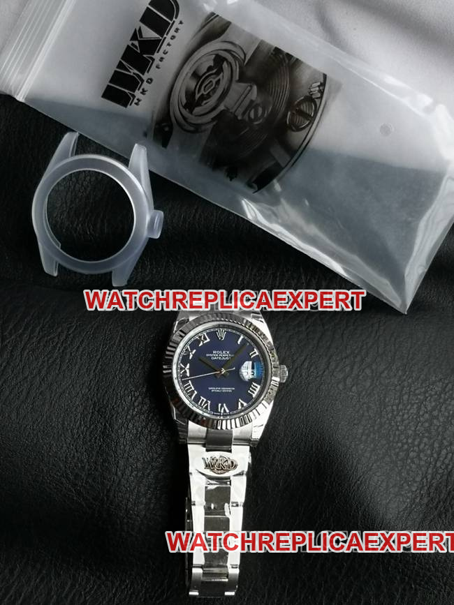Watch WKD Factory Datejust Rolex 41mm Blue Dial 126331 Front