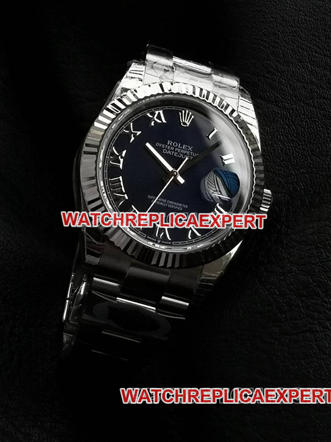 Watch WKD Factory Datejust Rolex 41mm Blue Dial 126331 Front