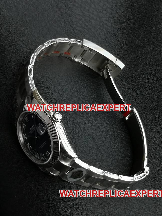 Watch WKD Factory Datejust Rolex 41mm Blue Dial 126331 Side Real Shot Photo