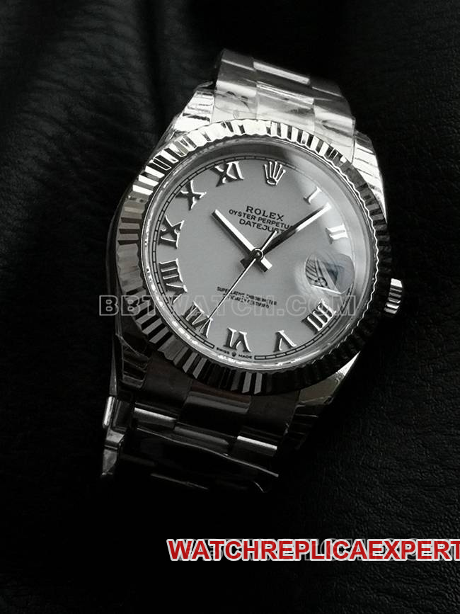 WKD Factory Top Rolex Datejust 41mm White Dial 126331 Front Real Shot Photos