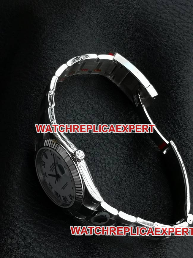 WKD Factory Top Rolex Datejust 41mm White Dial 126331 Side Real Shot Photo
