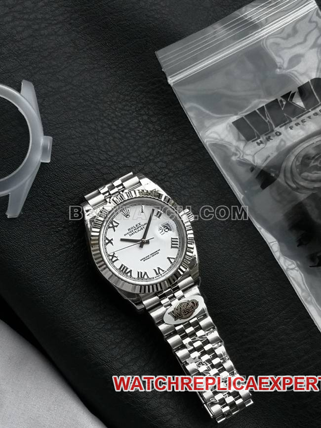 WKD Factory Top Rolex Datejust 41mm White Dial 126331 Front Real Shot Photos