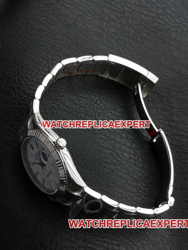 WKD Factory Watch Log Rolex 41mm White Dial 126331 Side Real Photo