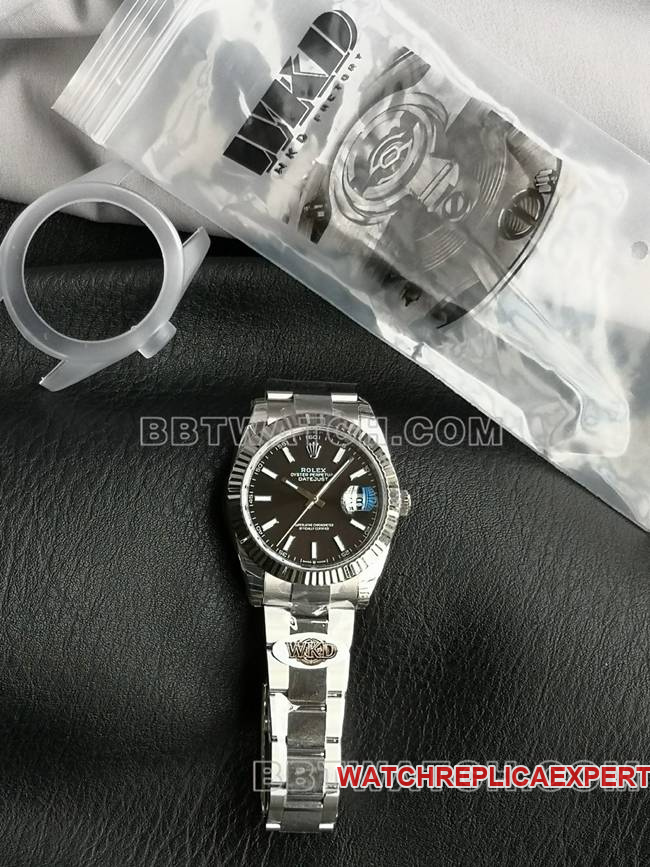 WKD Factory collectible Watches Rolex 41mm Black Dial 126331 Front Real Shot