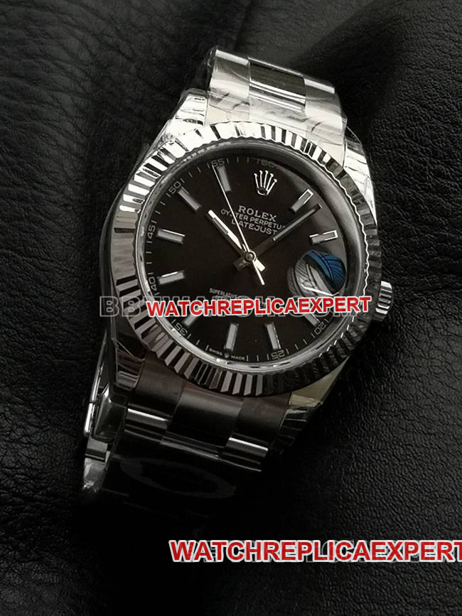 WKD Factory collectible Watches Rolex 41mm Black Dial 126331 Front Real Shot