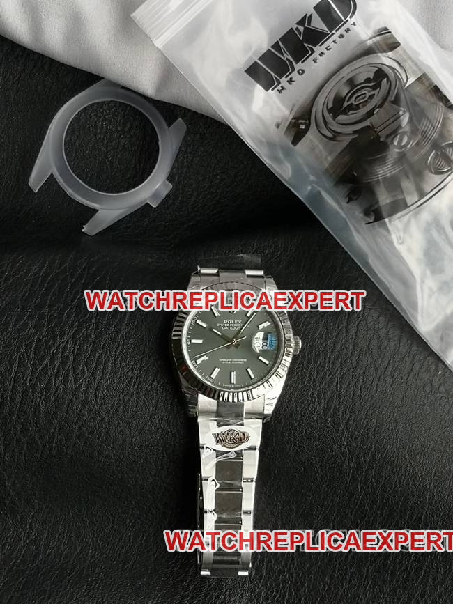 WKD Factory Top Watch Rolex Datejust 41mm Green Dial 126331 Real Shot Photo