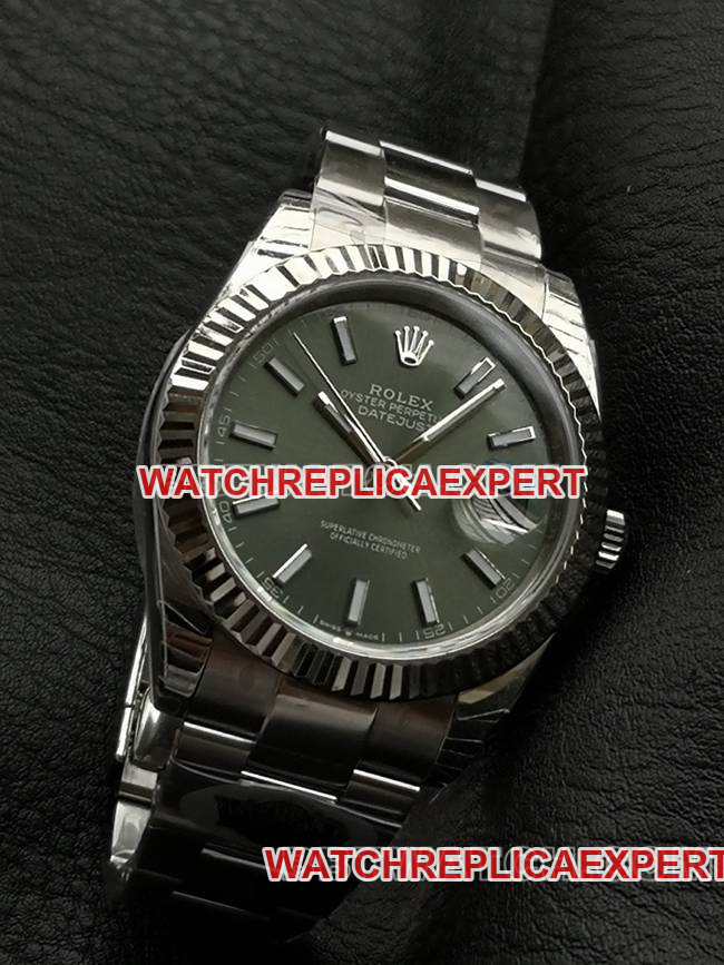 WKD Factory Top Watch Rolex Datejust 41mm Green Dial 126331 Real Shot Photo