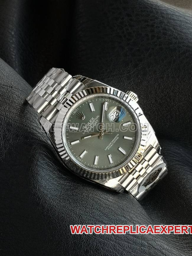 WKD Factory Top Watch Rolex Datejust 41mm Green Dial 126331 Real Shot Photo