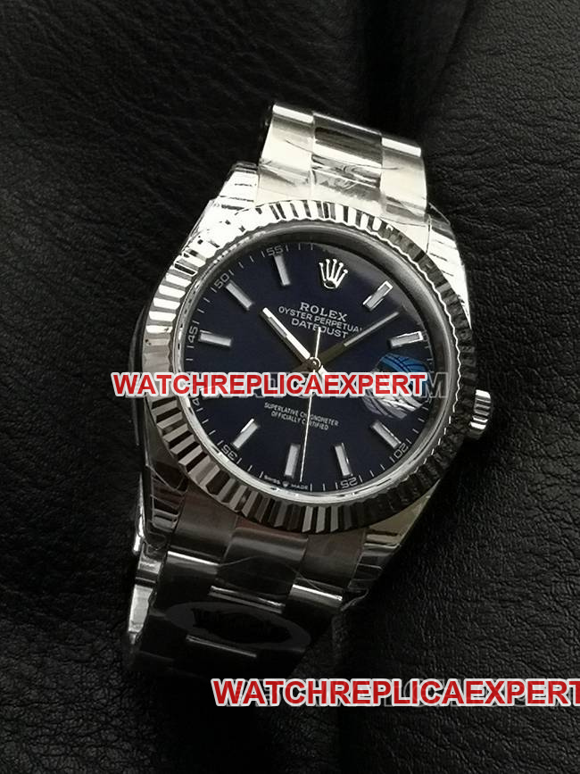 WKD factory top watch Rolex Datejust 41mm blue dial 126331 real shot photo