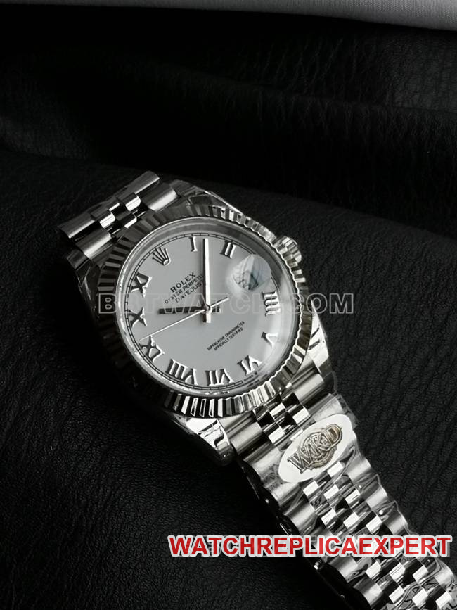 WKD factory top-tier watch log Rolex41mm white dial126331front live photo
