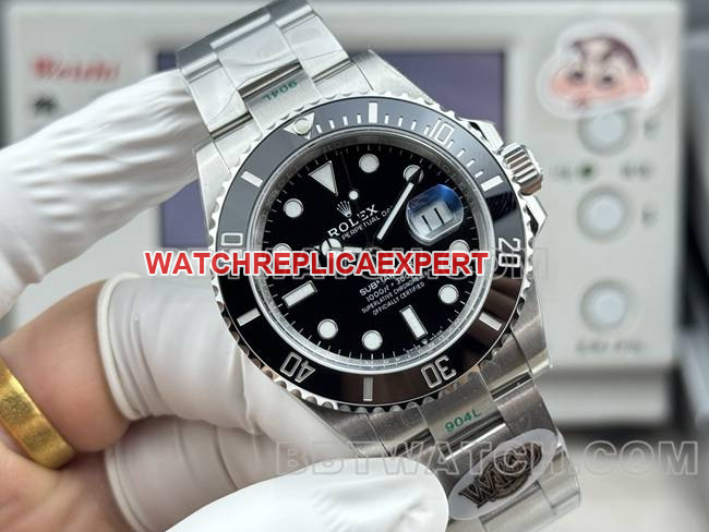 WKD Factory Rolex Submariner 41mm Black Dial 126610 Real Photo From the Front