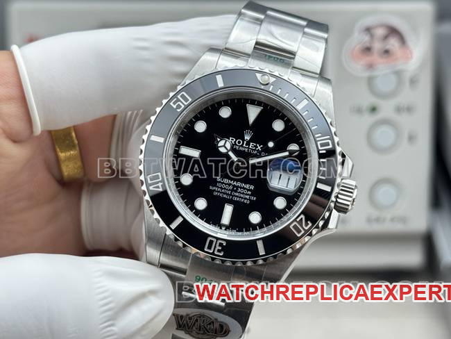 WKD Factory Rolex Submariner 41mm Black Dial 126610 Real Photo From the Front