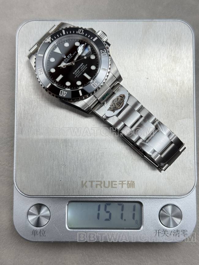 WKD Factory Watch Rolex Submariner 41mm Black Dial 126610 Real Product Weight Photo