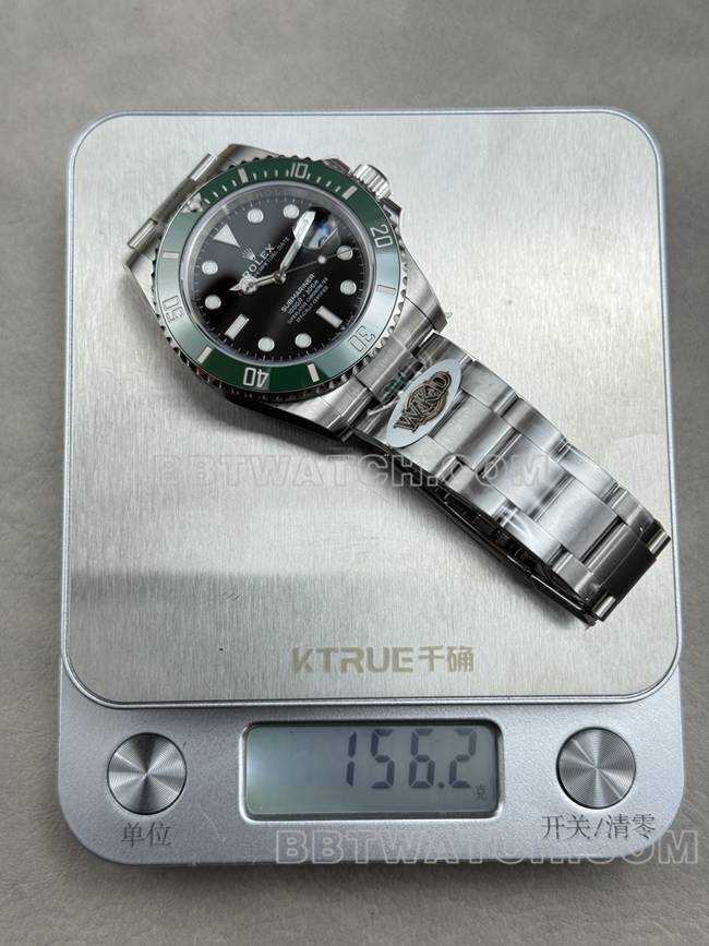 WKD Factory Rolex Submariner 41mm Green Dial 126610 Real Weight Photos