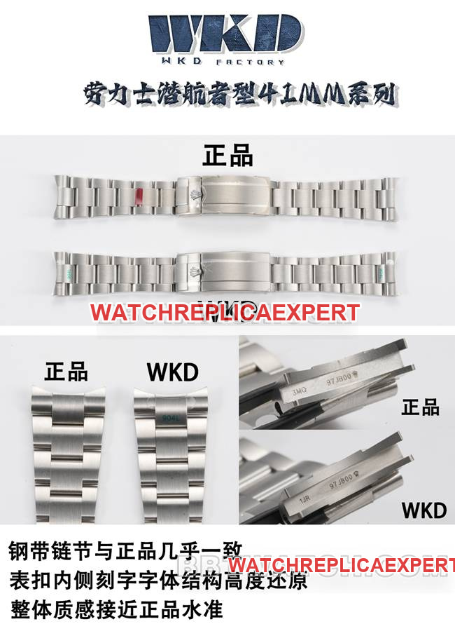 WKD Factory Rolex Submariner 41mm Black Dial Watch 126610 vs. Genuine Product Comparison Real Photos