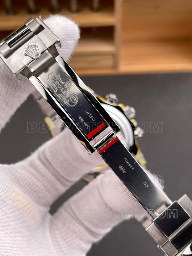 Top Daytona CBD Factory Rolex White Dial 4131 Mechanical Watch Buckle Real Shot